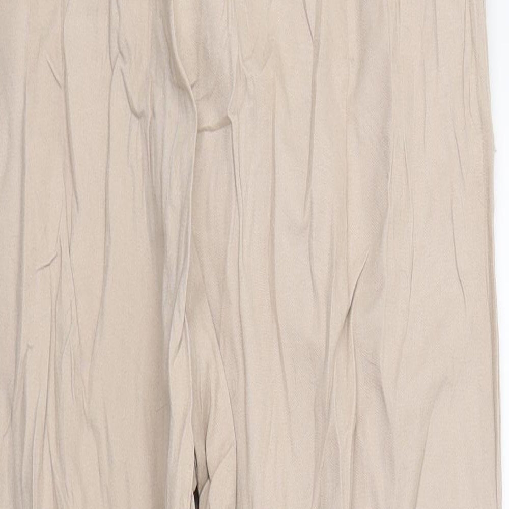Premiere Mens Beige  Denim Cropped Trousers Size 34 L24 in