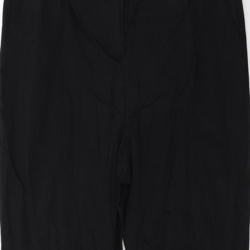 Papaya Womens Black   Trousers  Size 16 L23 in