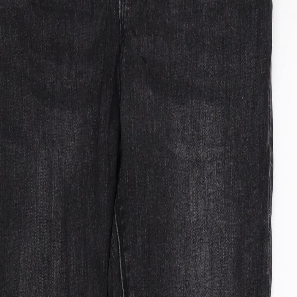 Primark Womens Black  Denim Skinny Jeans Size 14 L26 in