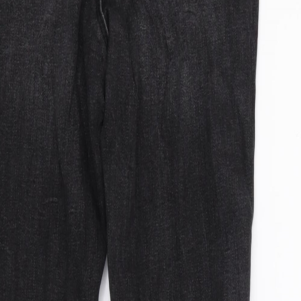 Primark Womens Black  Denim Skinny Jeans Size 14 L26 in