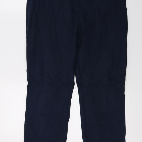 Papaya Womens Blue   Trousers  Size 12 L24 in