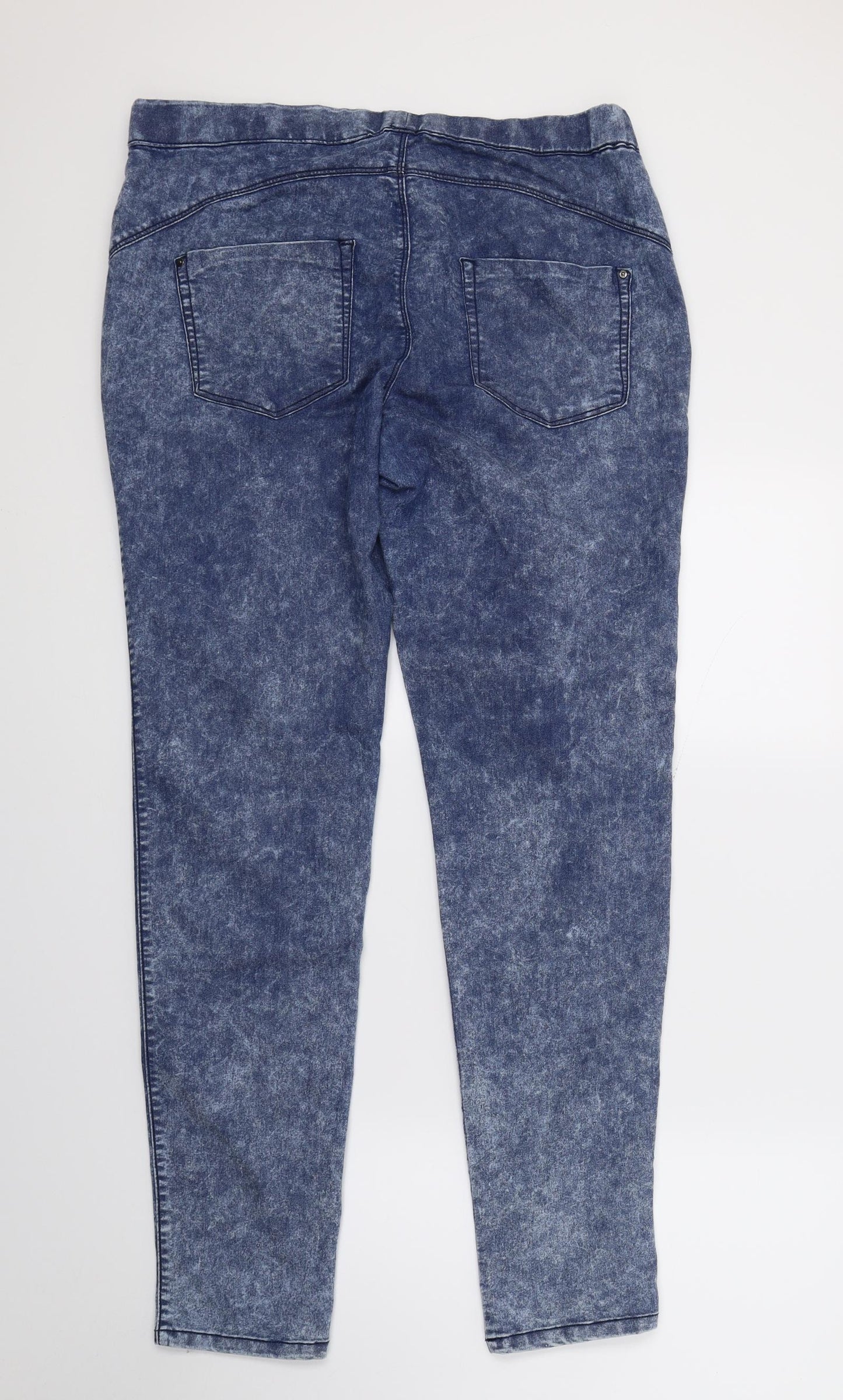 Primark Womens Blue  Denim Jegging Jeans Size 14 L26 in