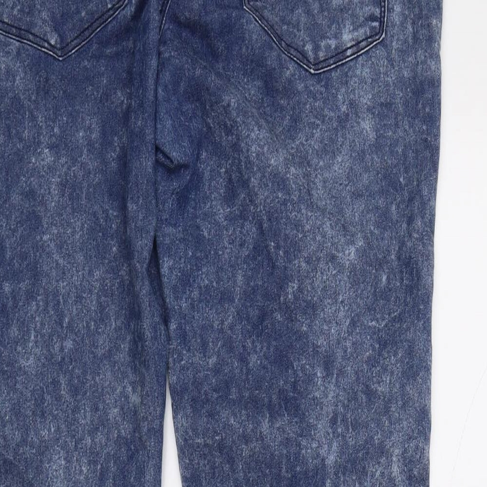 Primark Womens Blue  Denim Jegging Jeans Size 14 L26 in
