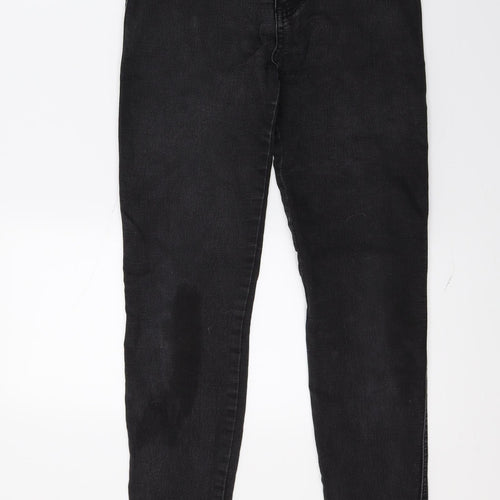 The rockin rev Womens Black  Denim Skinny Jeans Size 8 L27 in