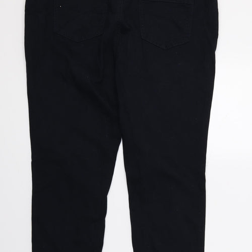 TU Womens Blue  Denim Capri Jeans Size 16 L24 in