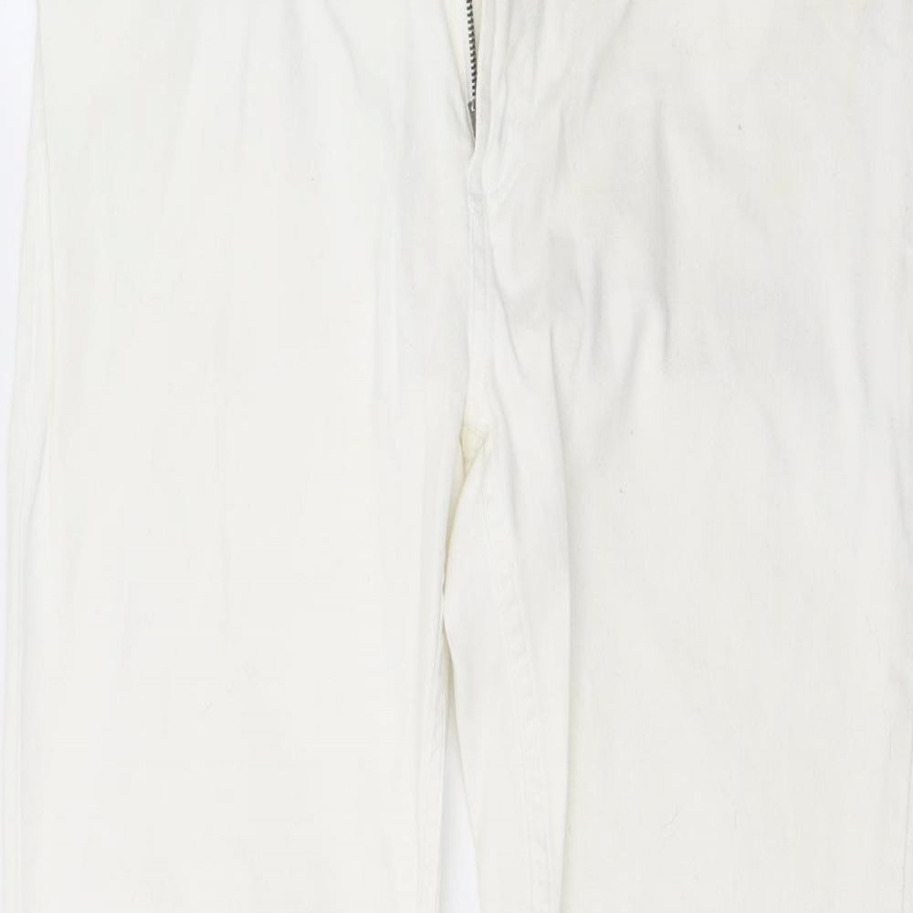 Polo Ralph Lauren Womens White  Denim Bootcut Jeans Size 32 in L27 in