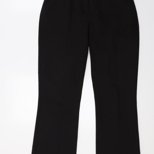 Nutmeg Womens Black   Trousers  Size 10 L28 in