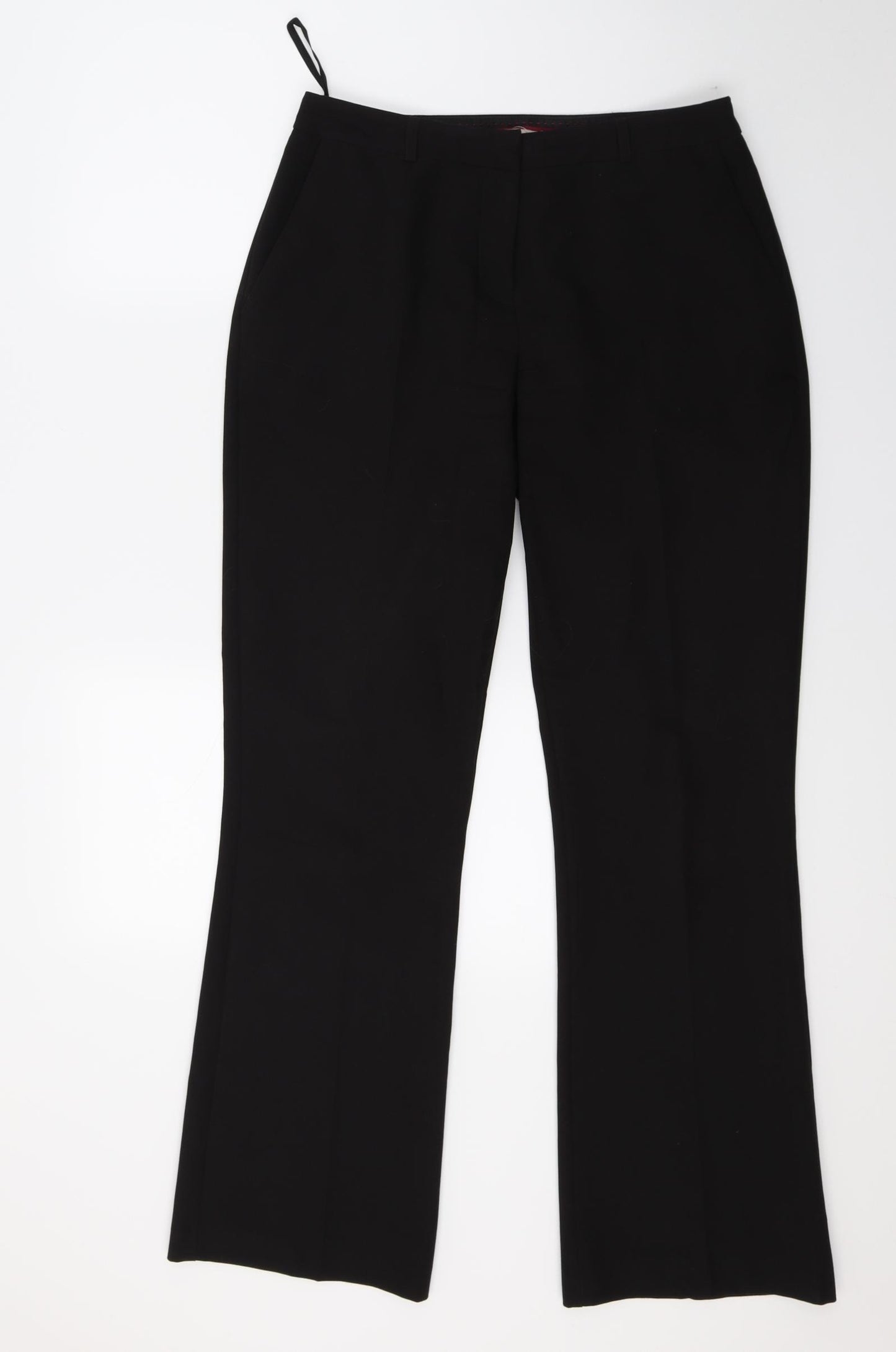 Nutmeg Womens Black   Trousers  Size 10 L28 in