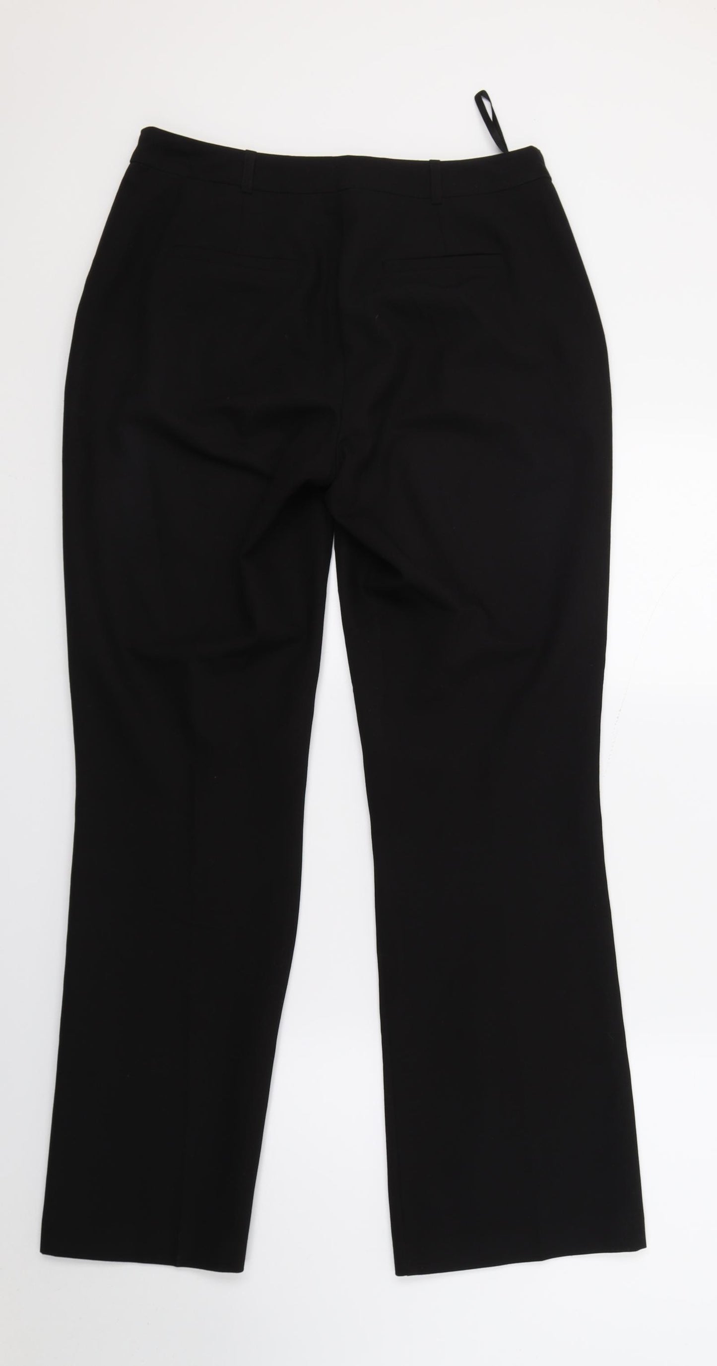 Nutmeg Womens Black   Trousers  Size 10 L28 in