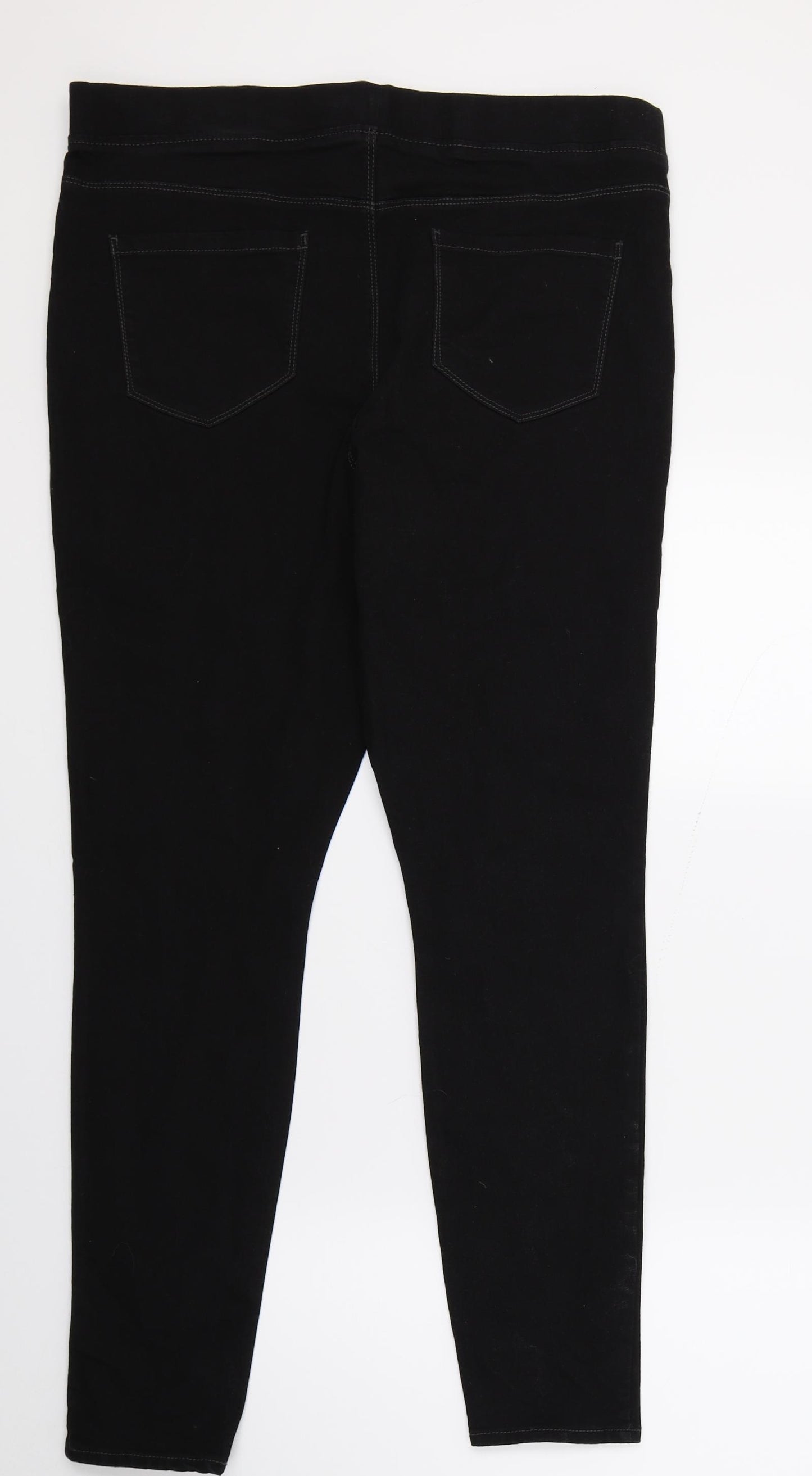 Pep&co Womens Black  Denim Jegging Jeans Size 16 L27 in