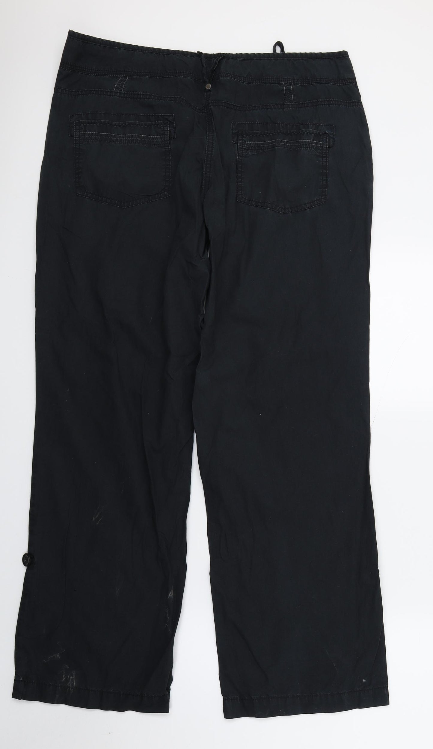 Dorothy Perkins Womens Black   Trousers  Size 14 L28 in