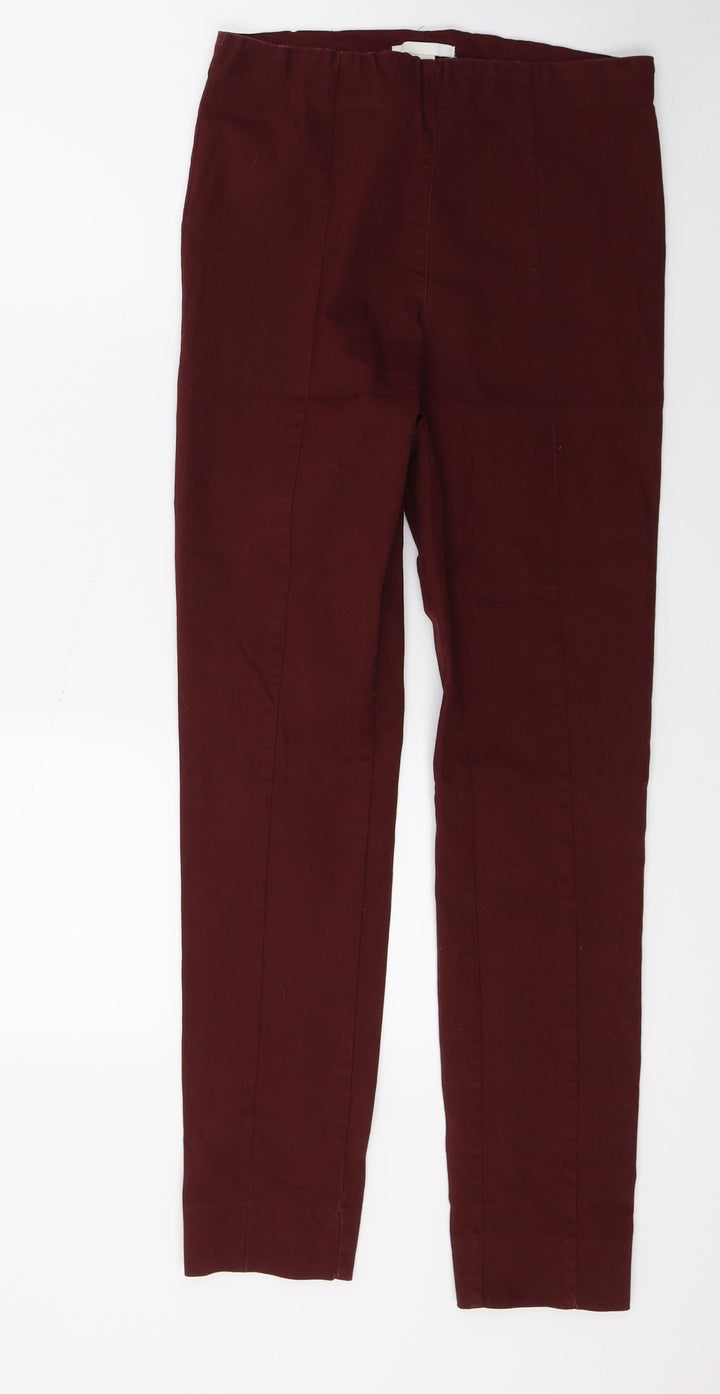 H&M Womens Red  Denim Jegging Jeans Size 12 L28 in