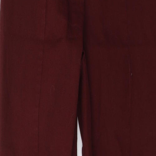 H&M Womens Red  Denim Jegging Jeans Size 12 L28 in