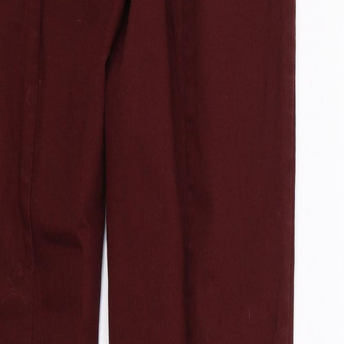 H&M Womens Red  Denim Jegging Jeans Size 12 L28 in