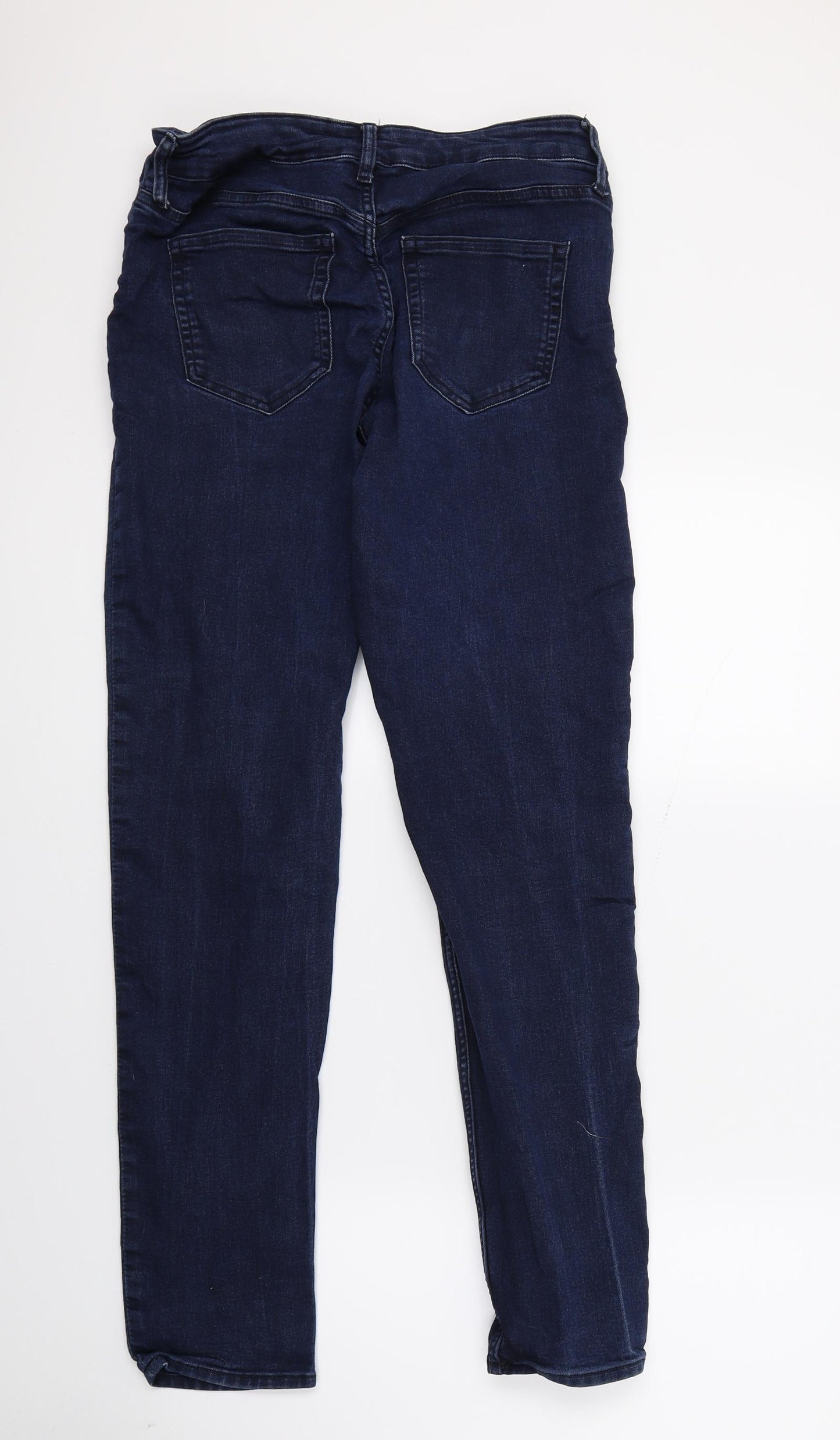 Preworn Womens Blue  Denim Skinny Jeans Size 30 in L26 in