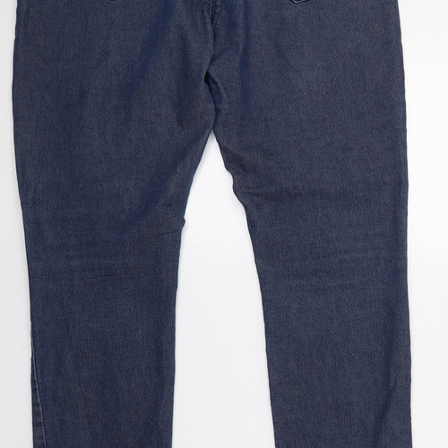 Papaya Womens Blue  Denim Skinny Jeans Size 14 L28 in