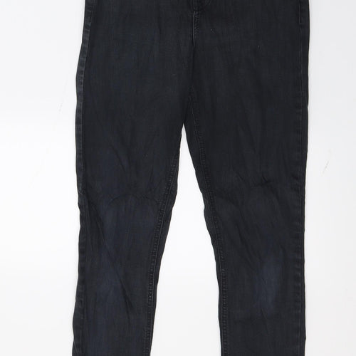 Topshop Womens Black  Denim Skinny Jeans Size 27 in L23 in