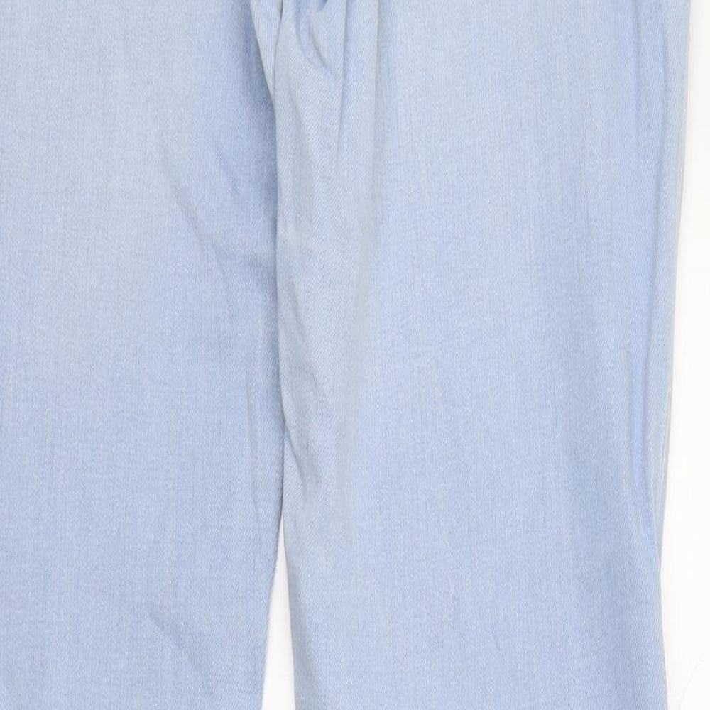 Superdry Womens Blue  Denim Straight Jeans Size 32 in L32 in
