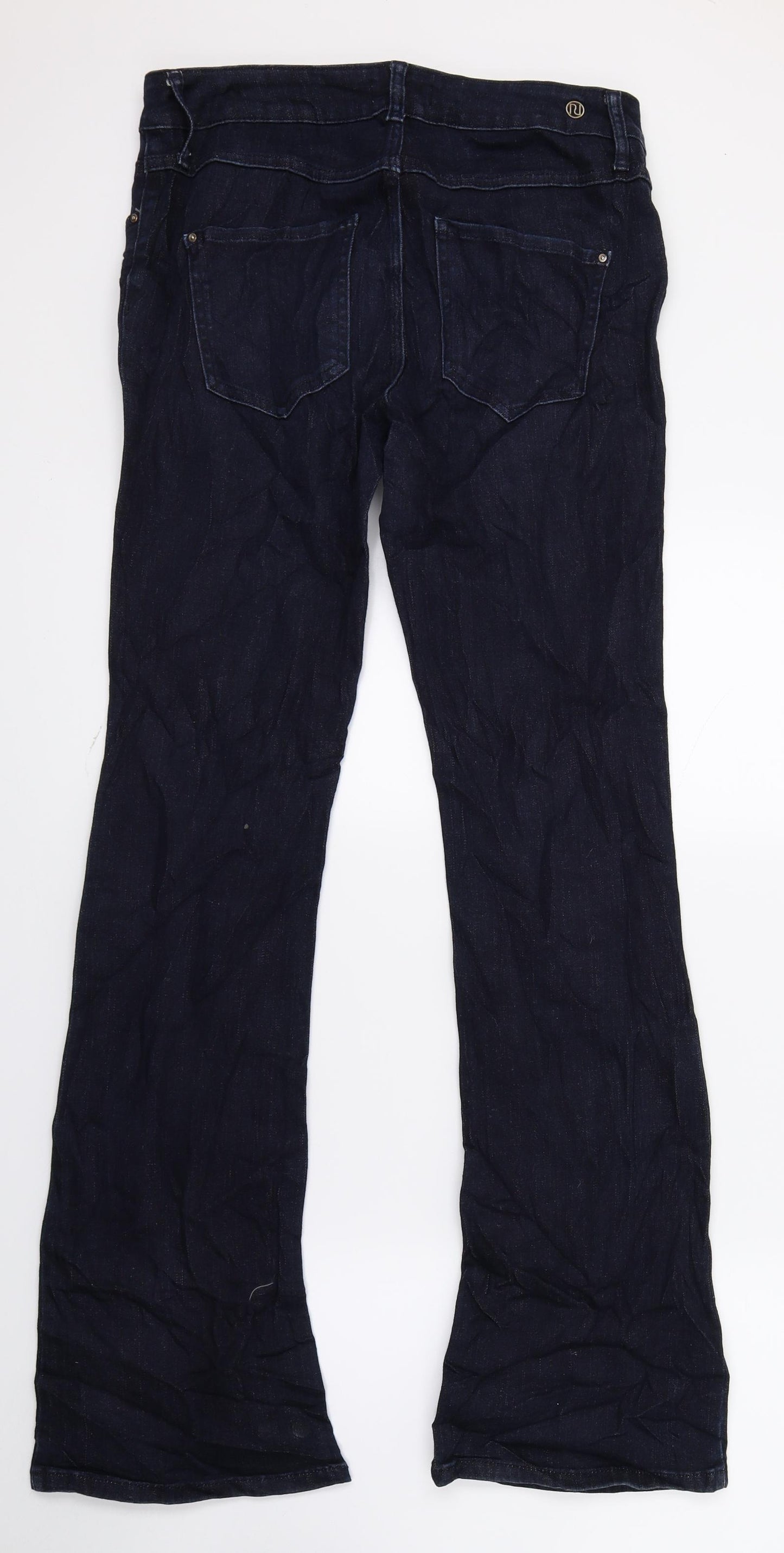 River Island Womens Blue  Denim Bootcut Jeans Size 12 L29 in
