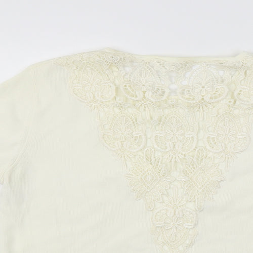Preworn Womens Yellow   Basic T-Shirt Size M