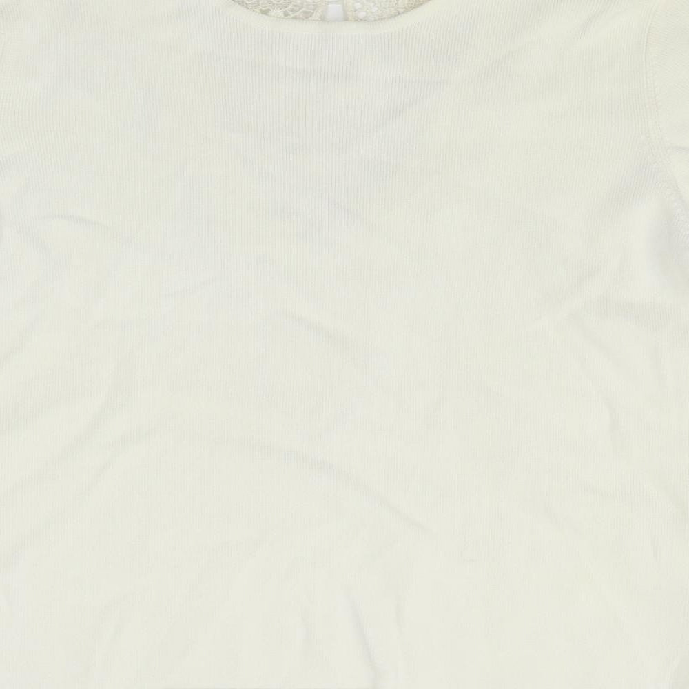 Preworn Womens Yellow   Basic T-Shirt Size M