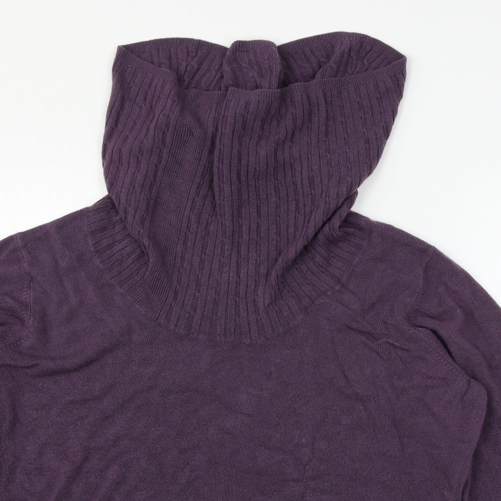 Per Una Womens Purple   Pullover Jumper Size 22