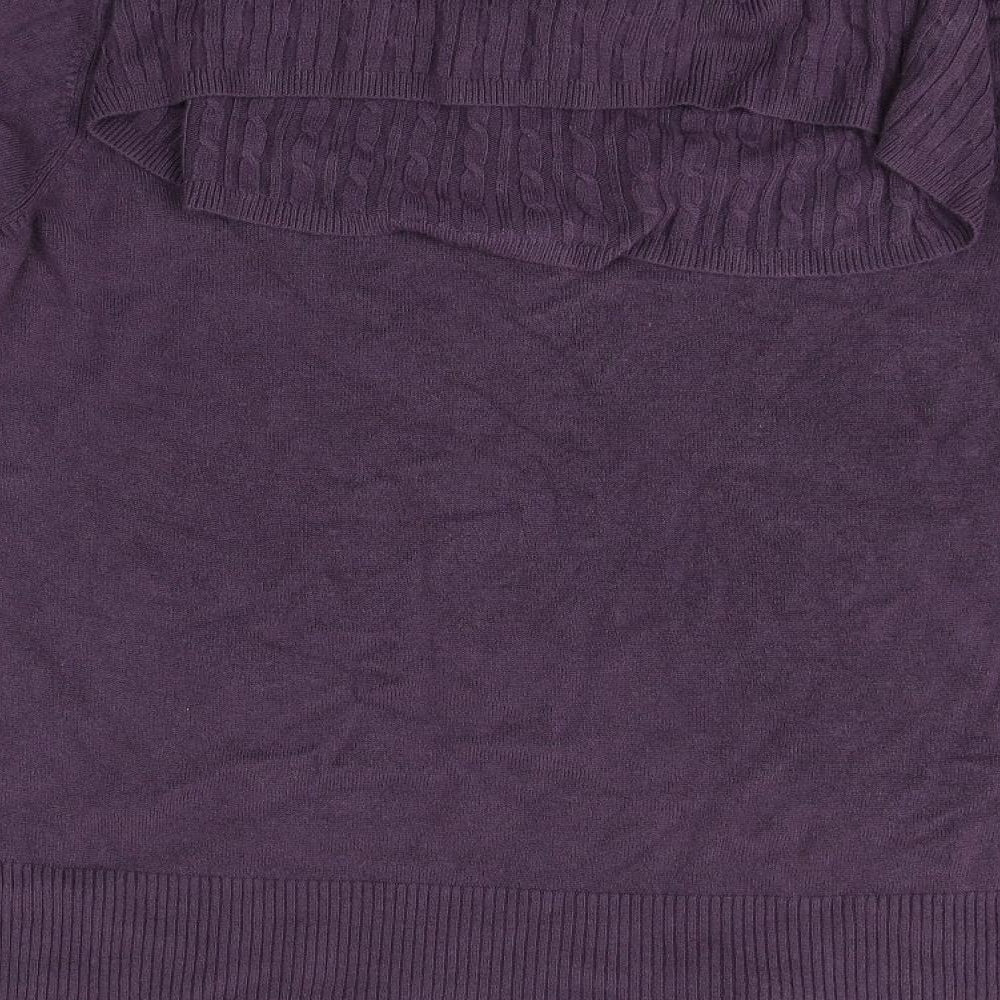 Per Una Womens Purple   Pullover Jumper Size 22