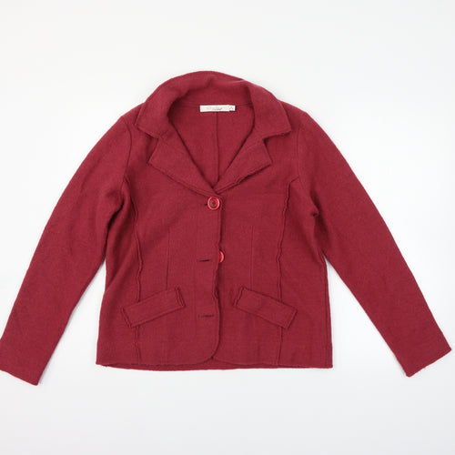 EWM Womens Pink   Jacket Coat Size M