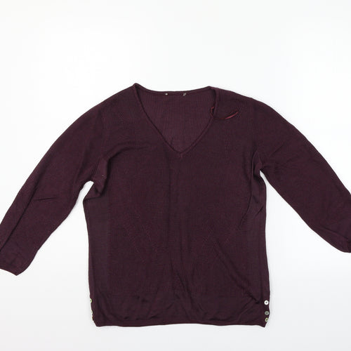 Marks and Spencer Womens Pink   Pullover Jumper Size 12