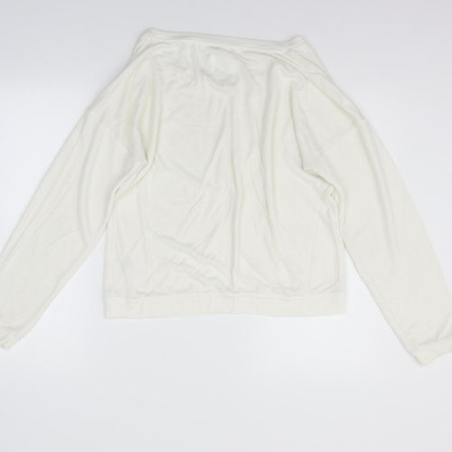Boux Womens White   Pullover Jumper Size 14