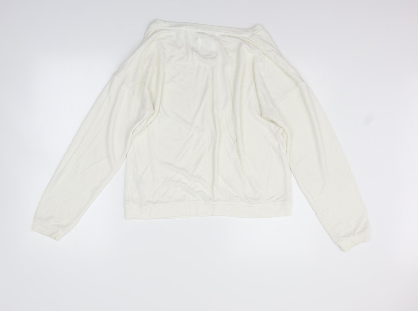 Boux Womens White   Pullover Jumper Size 14