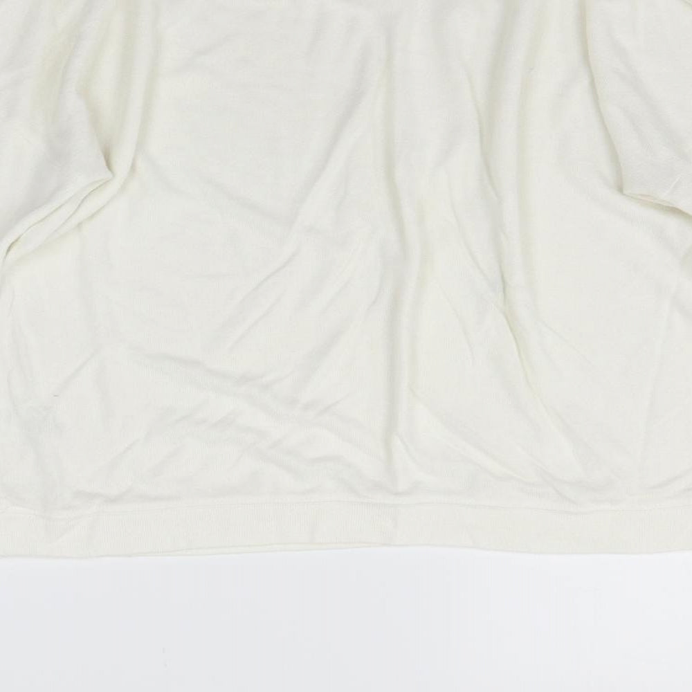 Boux Womens White   Pullover Jumper Size 14