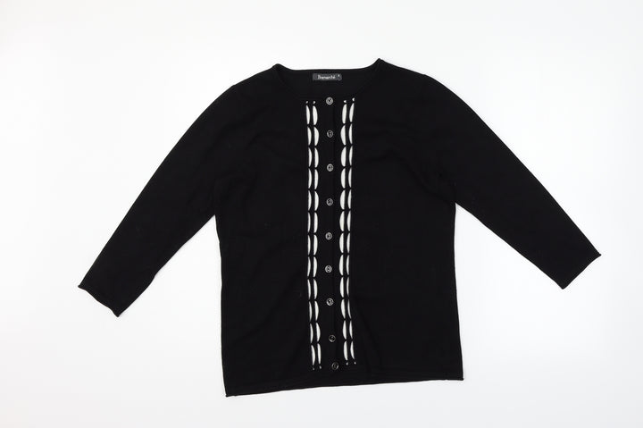bonmarche Womens Black Pullover Jumper Size S