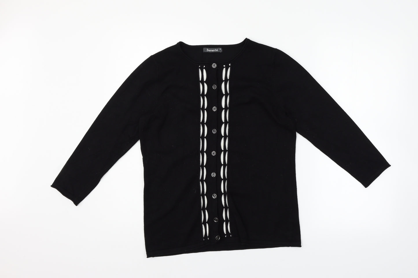 bonmarche Womens Black   Pullover Jumper Size S