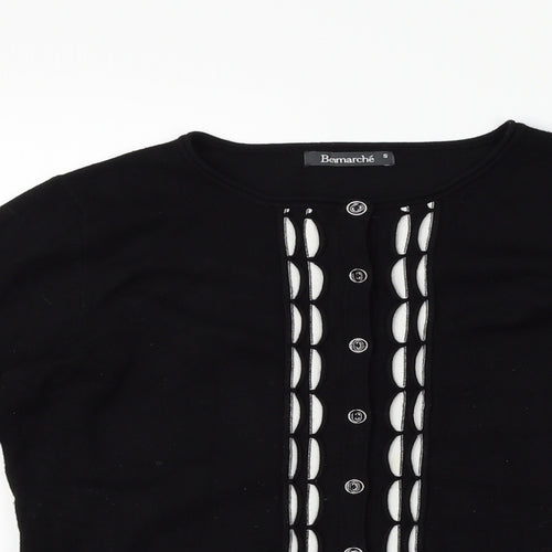 bonmarche Womens Black   Pullover Jumper Size S