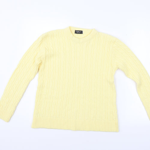 ch ice Womens Yellow   Pullover Jumper Size M