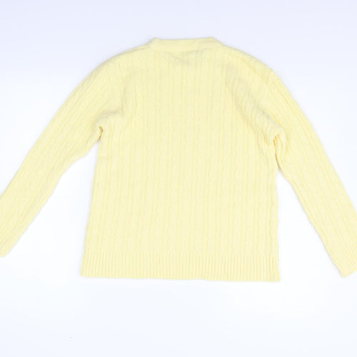 ch ice Womens Yellow   Pullover Jumper Size M