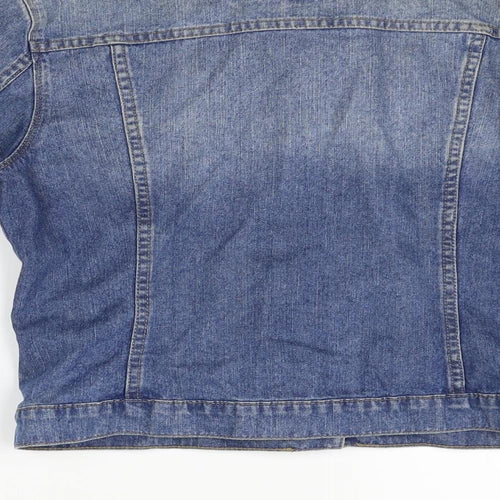 Indigo Womens Blue   Jacket  Size 8