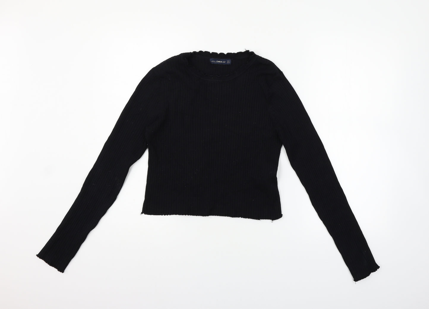 Zara Womens Black   Pullover Jumper Size M