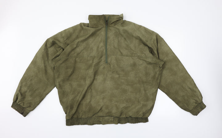 david sax Womens Green Jacket Size L