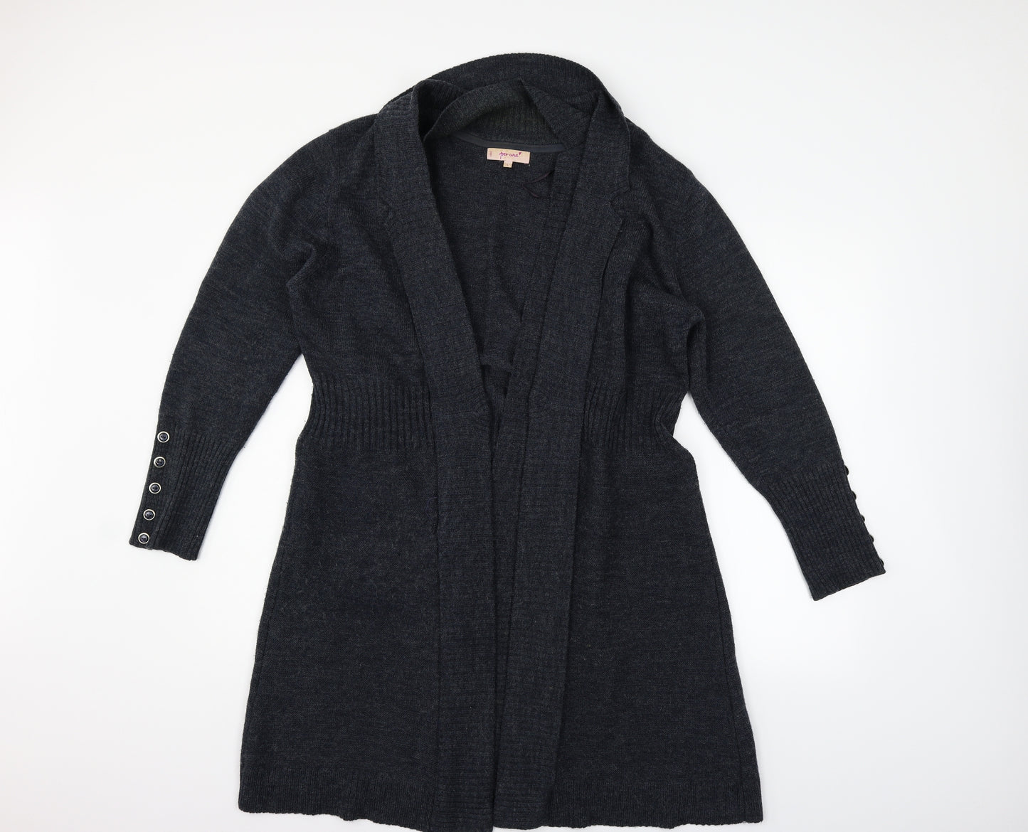Per Una Womens Grey   Cardigan Jumper Size L