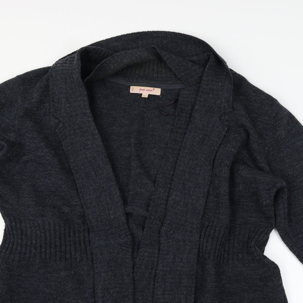 Per Una Womens Grey   Cardigan Jumper Size L