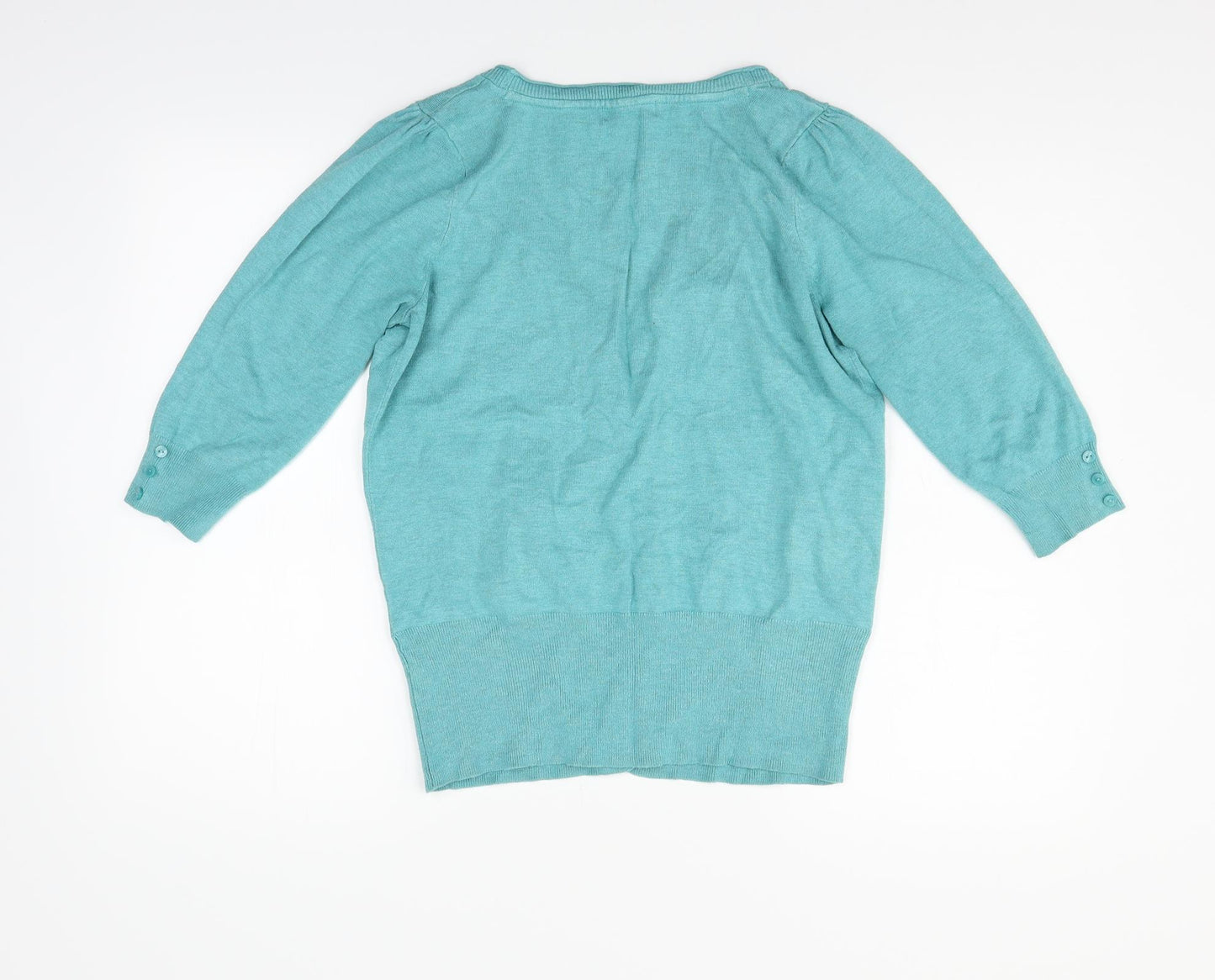 Red Herring Womens Green   Cardigan Jumper Size 16