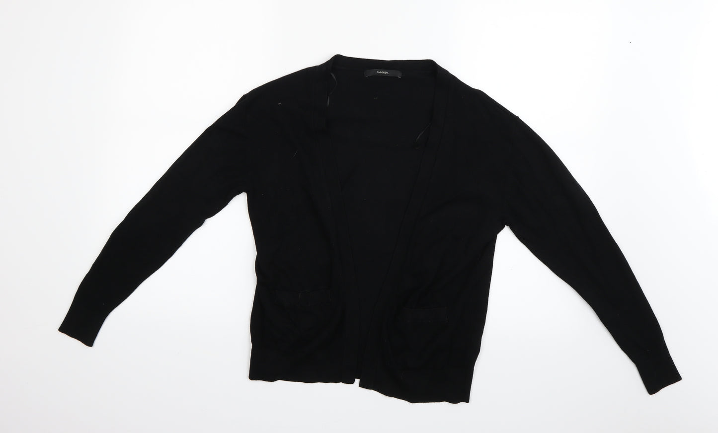 George Womens Black   Cardigan Jumper Size S