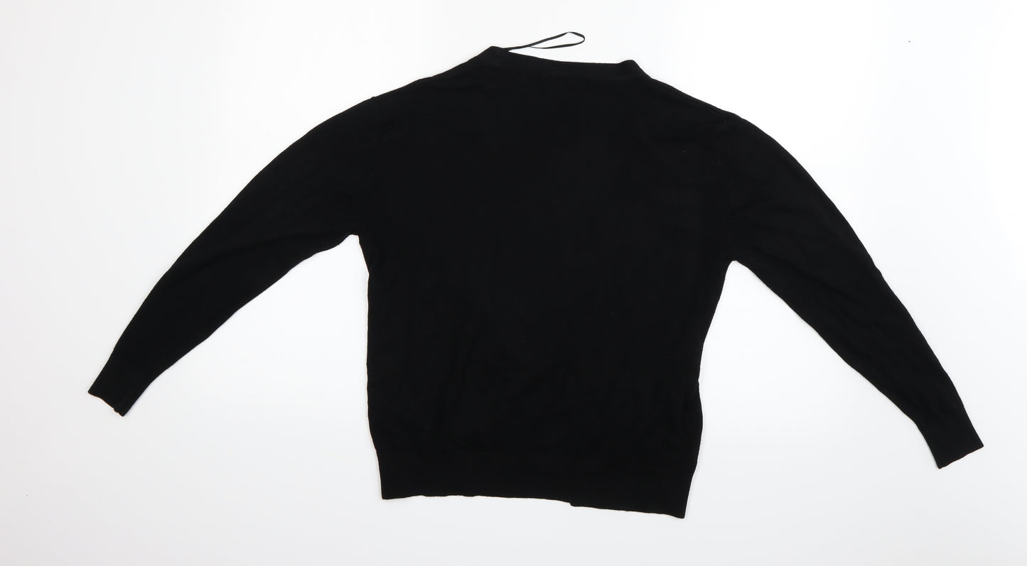 George Womens Black   Cardigan Jumper Size S