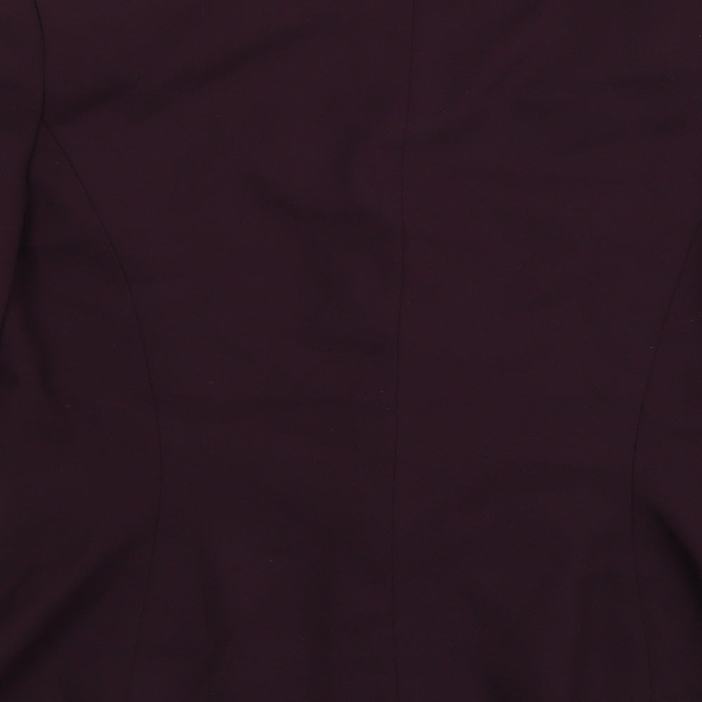 Preston & York Womens Purple   Gilet Blazer Size 10