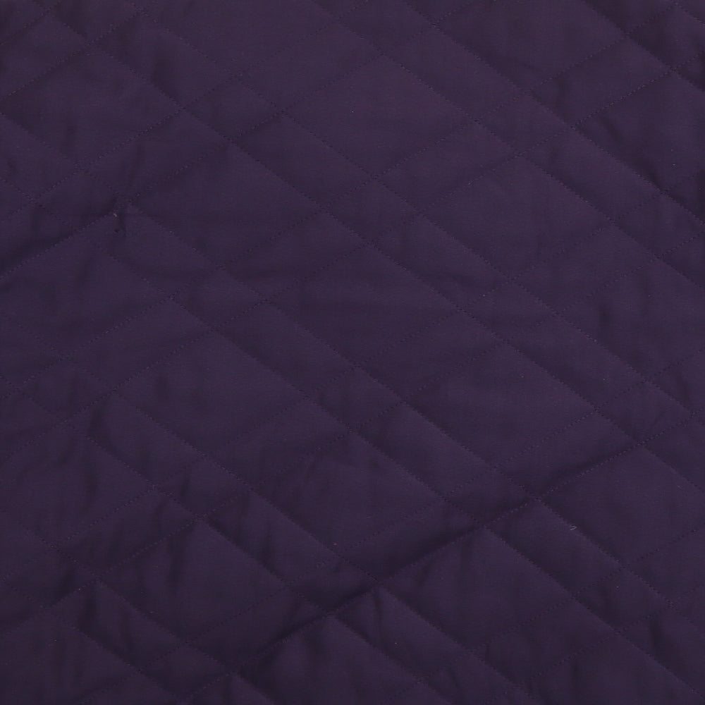 Marks and Spencer Womens Purple   Quilted Coat Size M