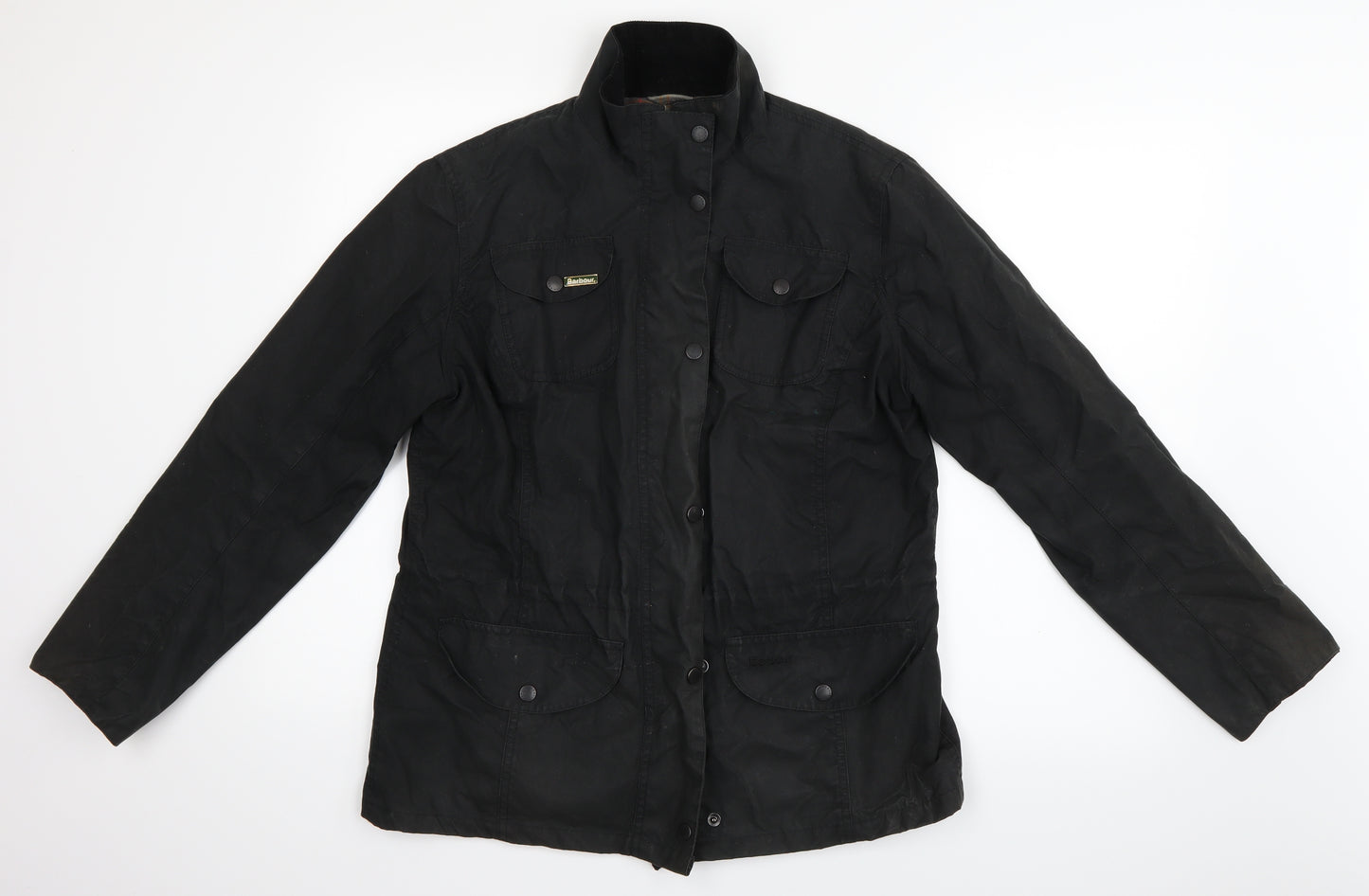 Barbour Womens Black   Bomber Jacket Coat Size 12