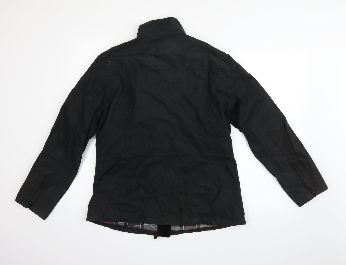 Barbour Womens Black   Bomber Jacket Coat Size 12
