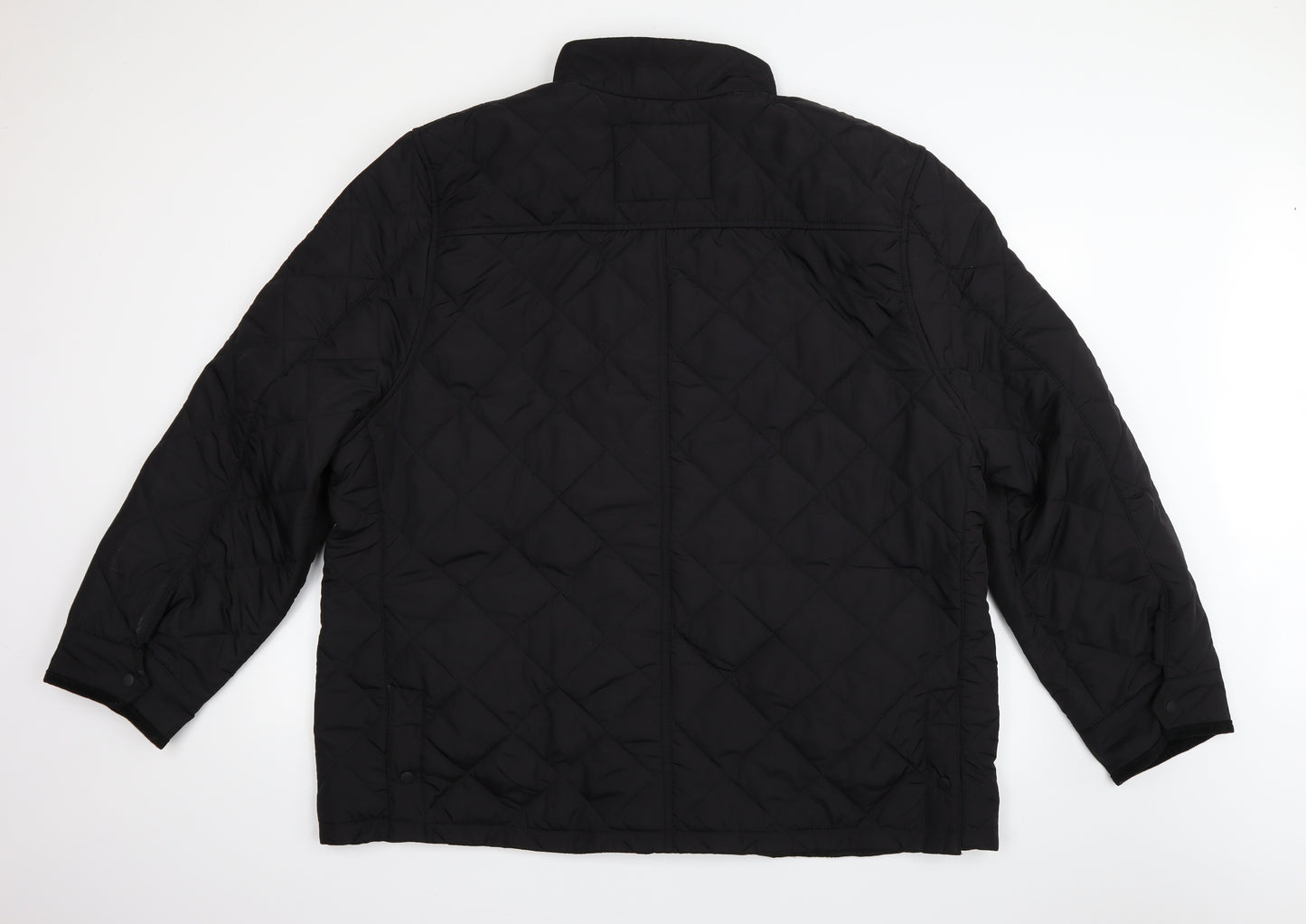 F&F Mens Black   Quilted Coat Size 3XL